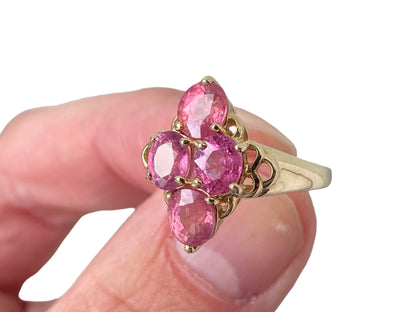 9ct Gold Pink Sapphire Ring