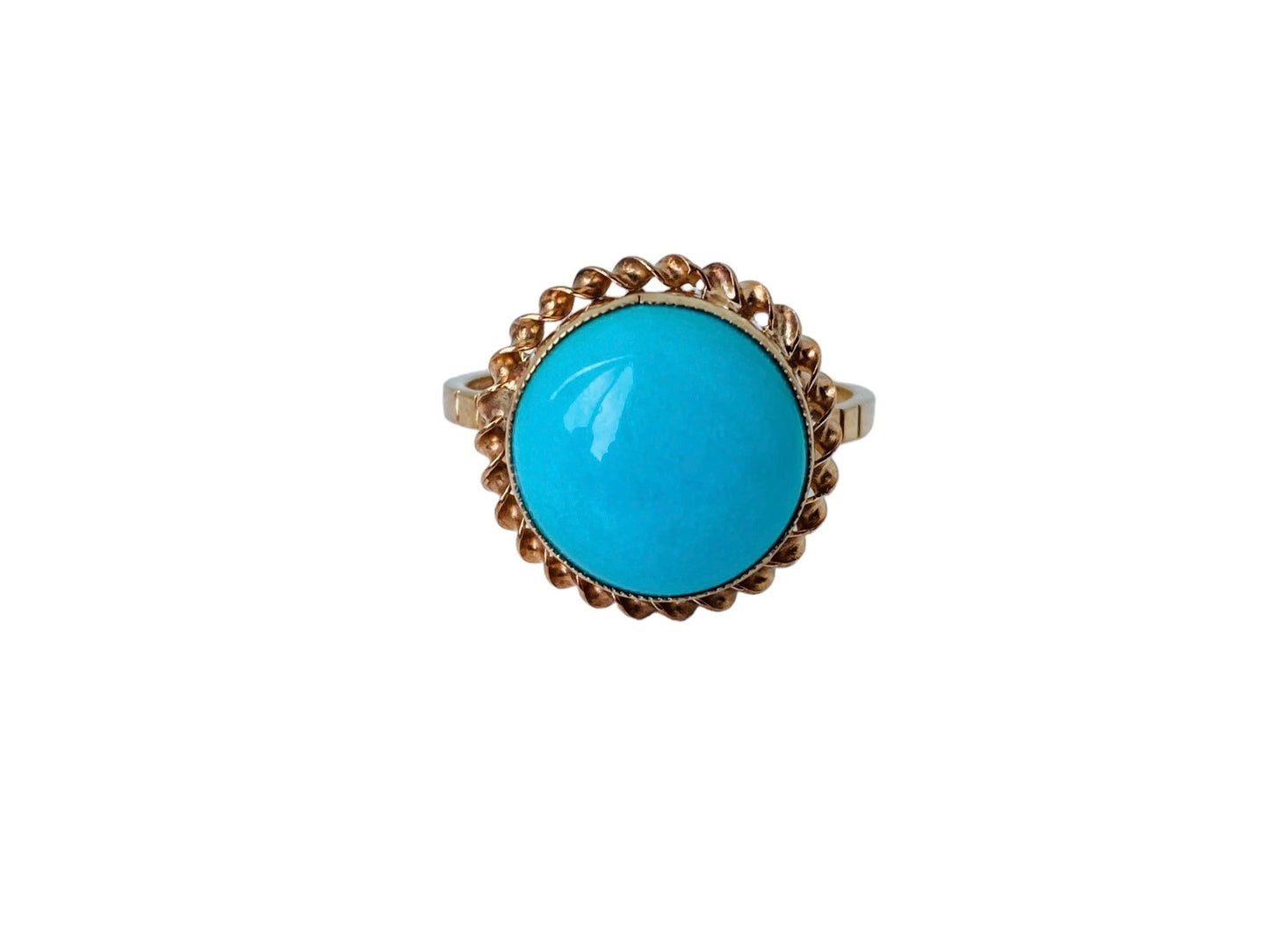 Vintage 9ct Gold Turquoise Ring