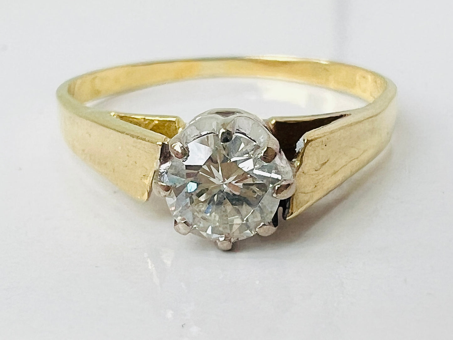 Vintage 18ct Gold Diamond 0.50ct Solitaire Ring