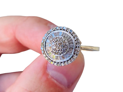 9ct Gold Diamond Ring