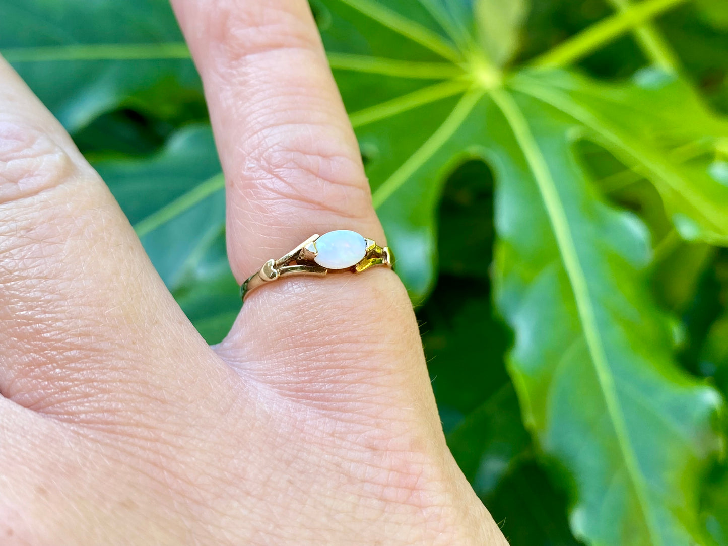 Vintage 9ct Gold Opal Ring