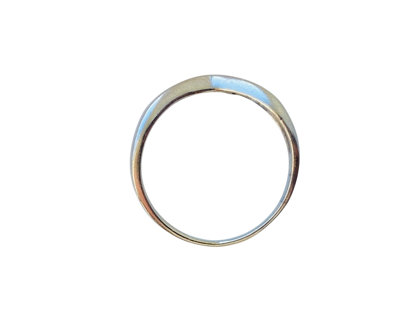 9ct Gold Diamond Wishbone Ring