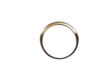 Vintage 9ct Gold Diamond Wishbone Ring