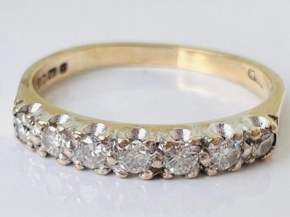 Vintage 9ct Gold Diamond Ring