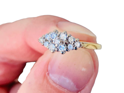 Vintage 18ct Gold Diamond Ring