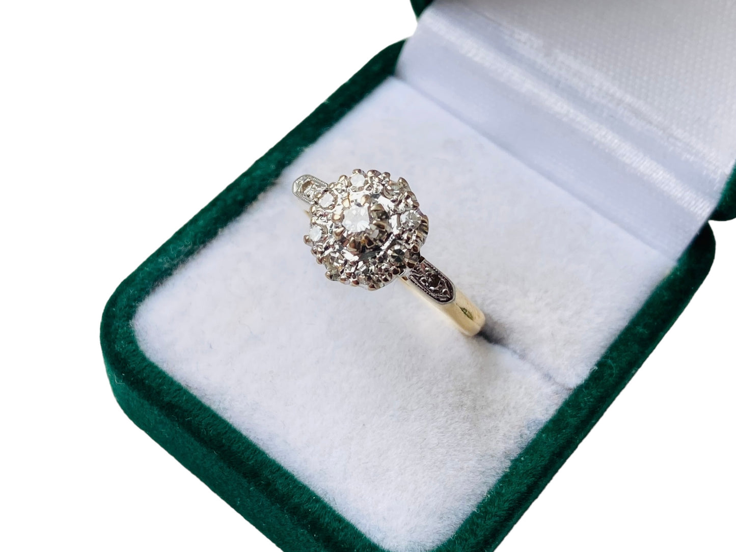 Vintage 18ct Gold Diamond Ring