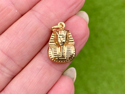 9ct Gold Tutankhamun Charm or Pendant