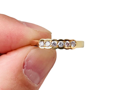 18ct Gold Six-Stone Diamond Ring