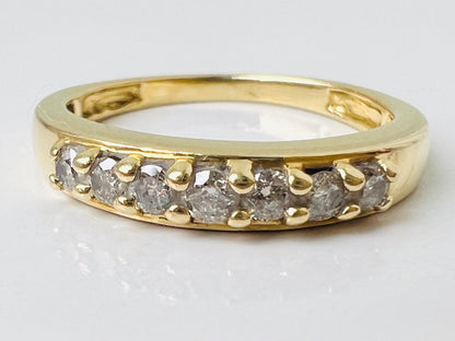 18ct Gold Seven-Stone Diamond Ring