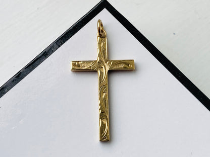 9ct Gold Cross Pendant