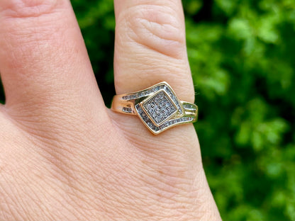 9ct Gold Diamond Ring