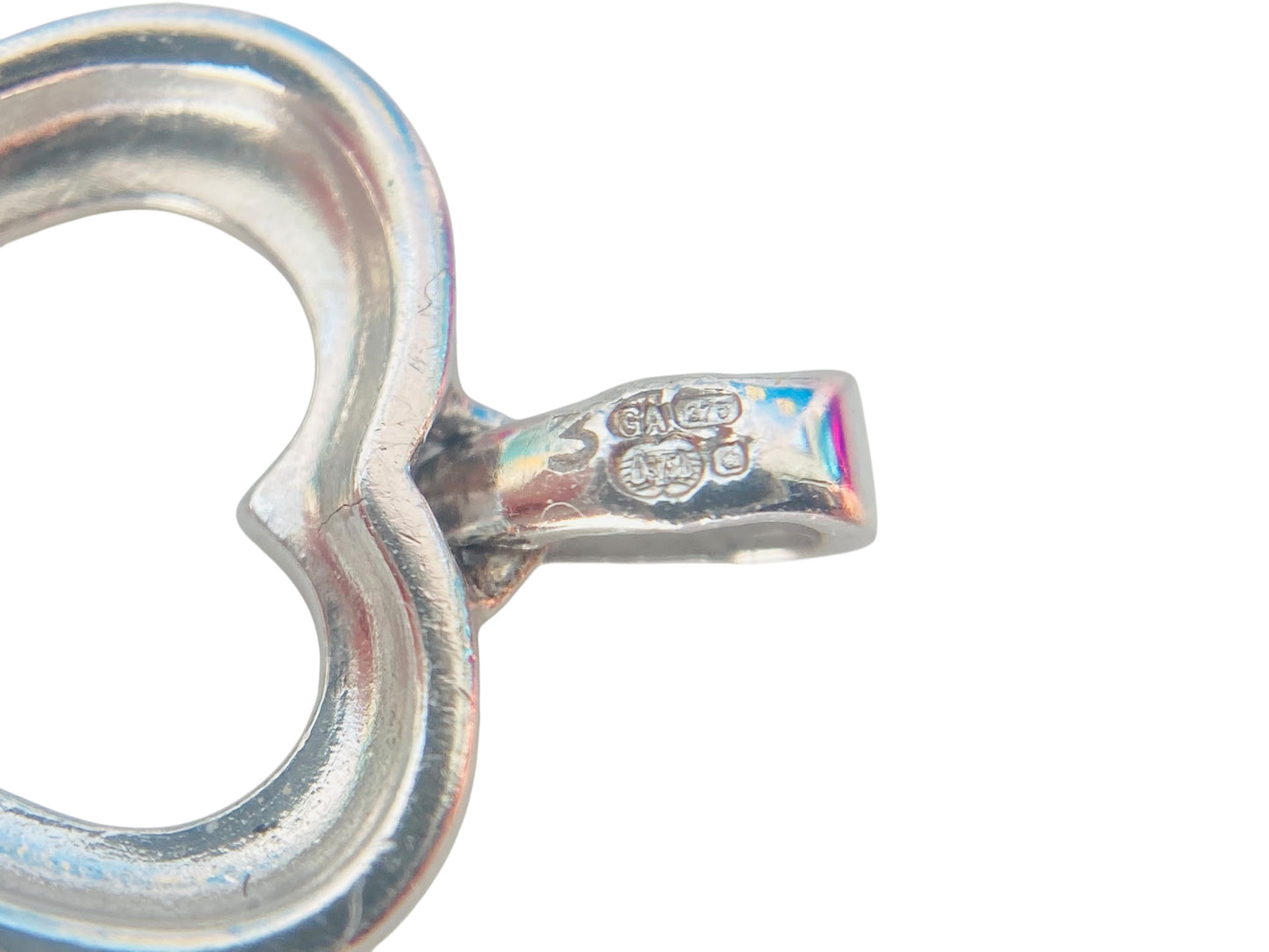 9ct Gold Diamond Key Pendant
