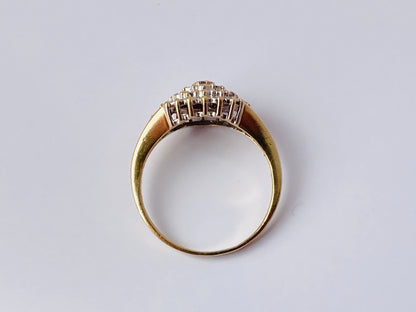 9ct Gold Diamond Cluster Ring