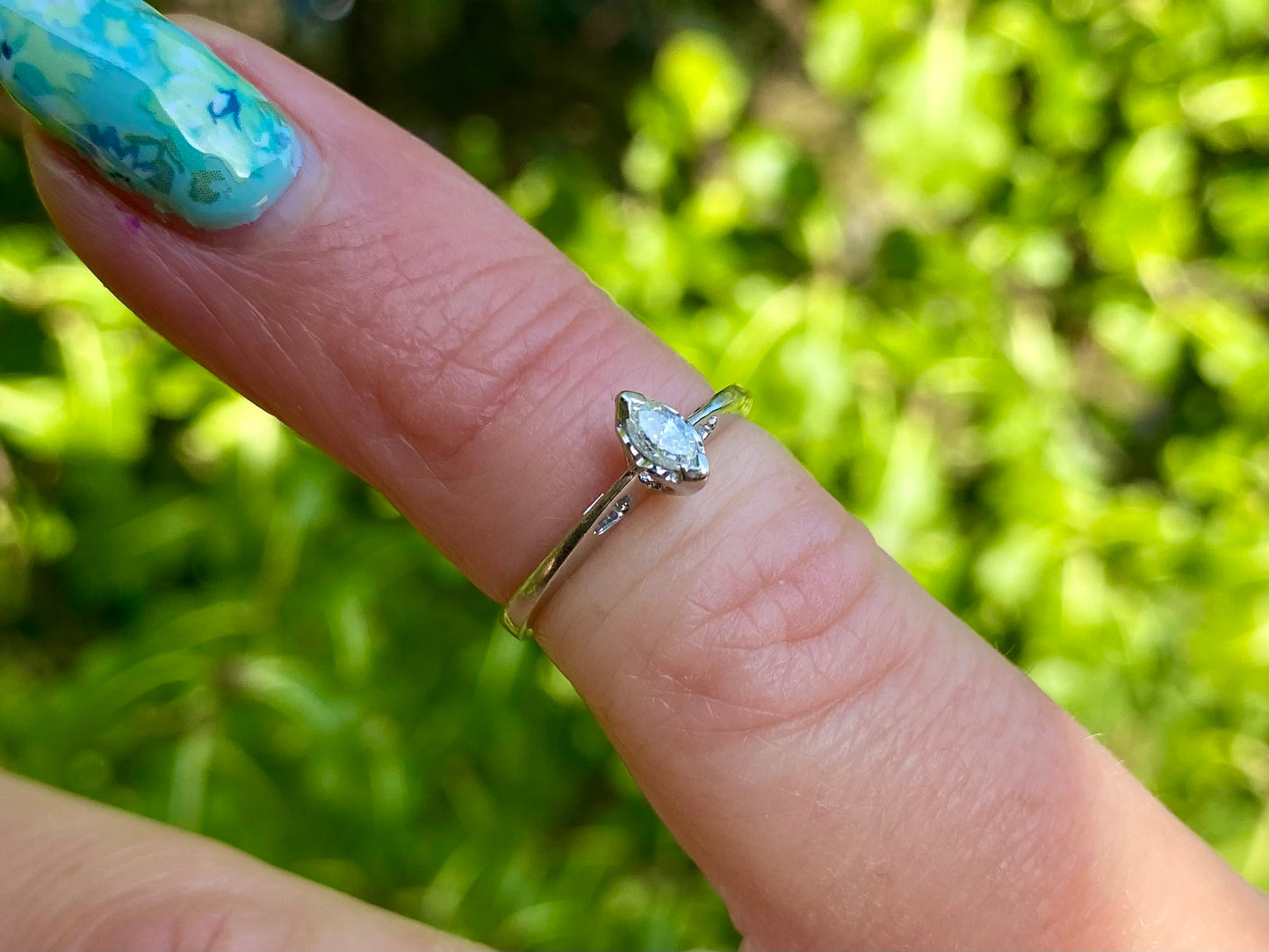 10ct Gold Diamond Ring