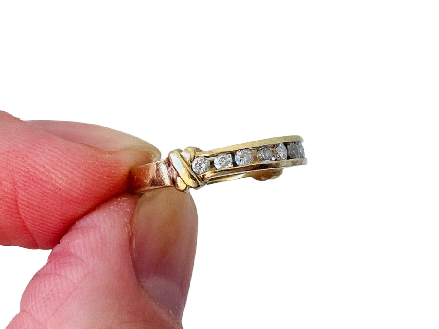 9ct Gold Eleven-Stone 0.33ct Diamond Ring