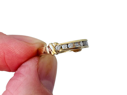 9ct Gold Eleven-Stone 0.33ct Diamond Ring