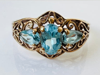 9ct Gold Topaz Ring