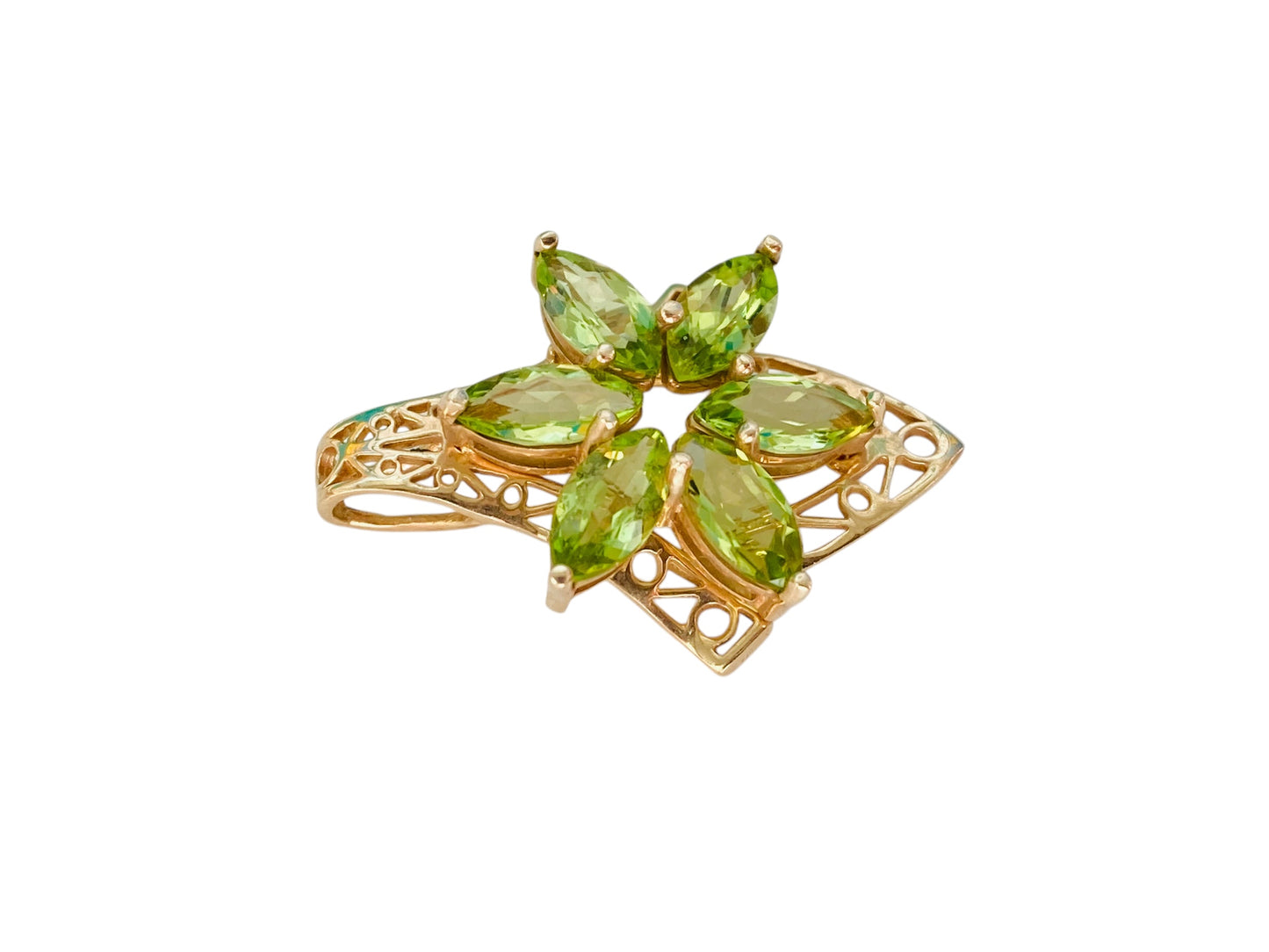 9ct Gold Peridot Pendant