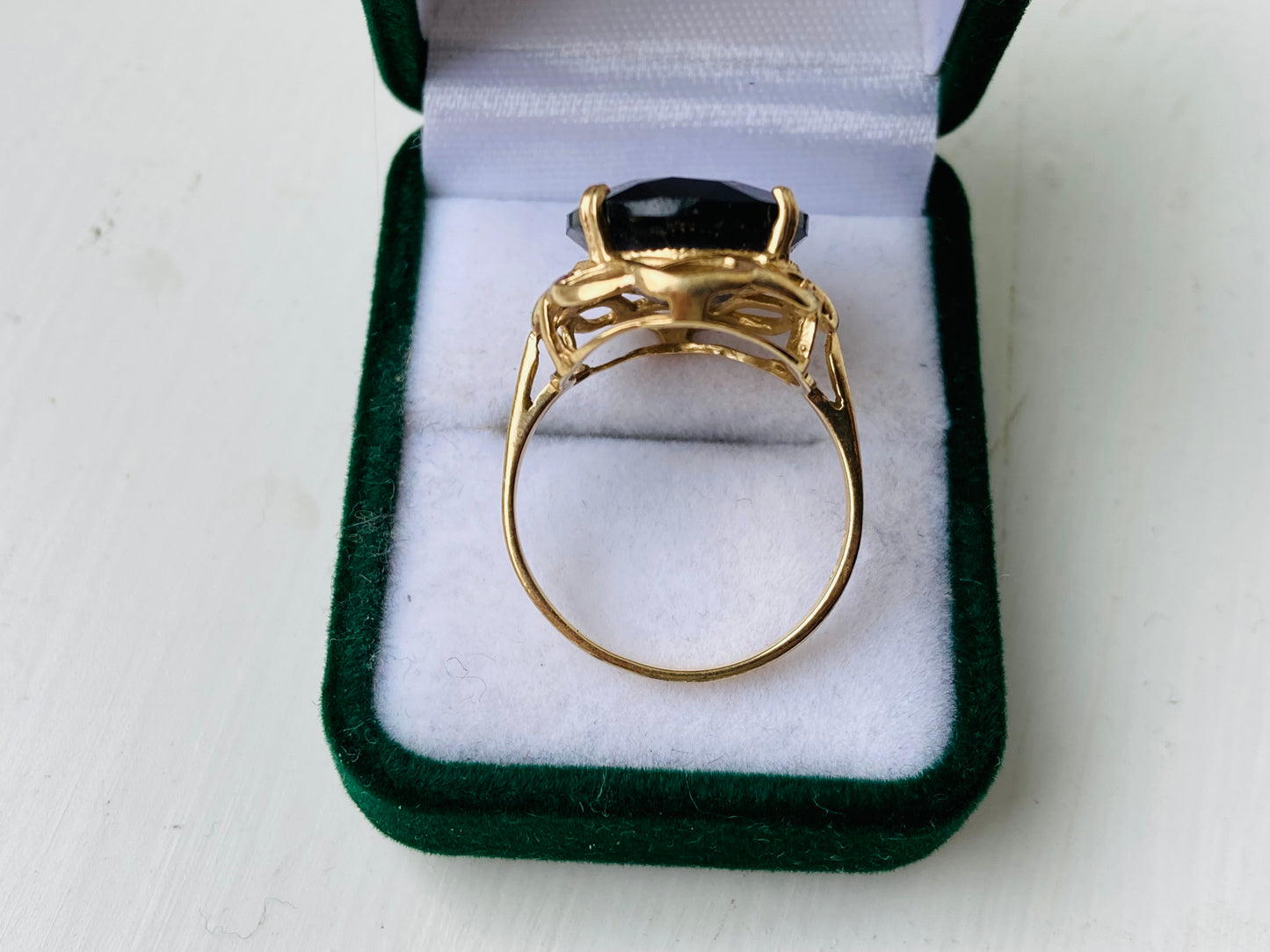 9ct Gold Smoky Quartz Ring