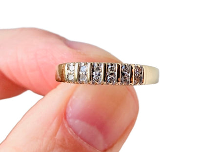 9ct Gold Diamond Ring