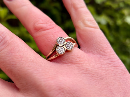 9ct Gold Diamond Ring