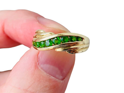 9ct Gold Diopside Ring