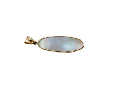 9ct Gold Mother Of Pearl Pendant