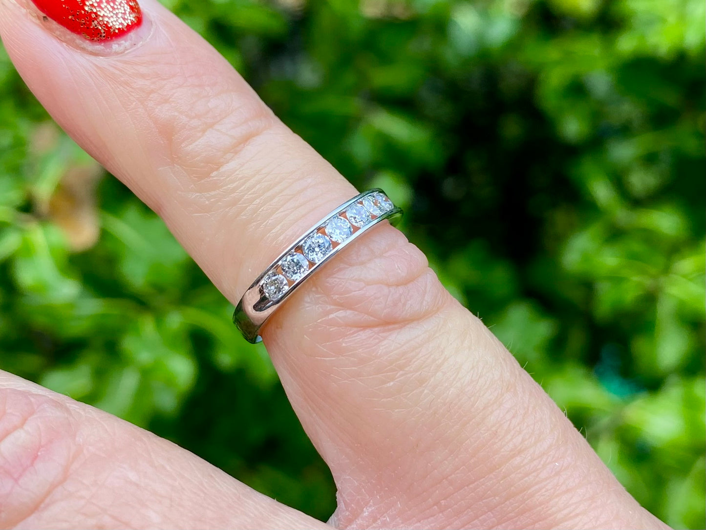 18ct Gold Seven-Stone Diamond Ring