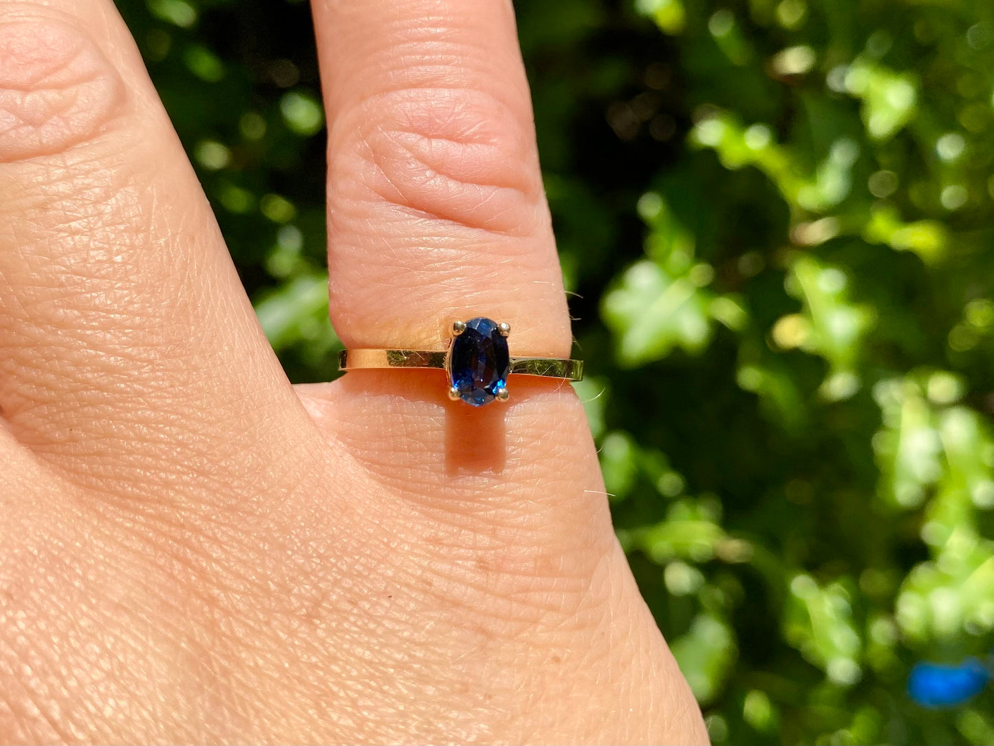 9ct Gold Sapphire Ring