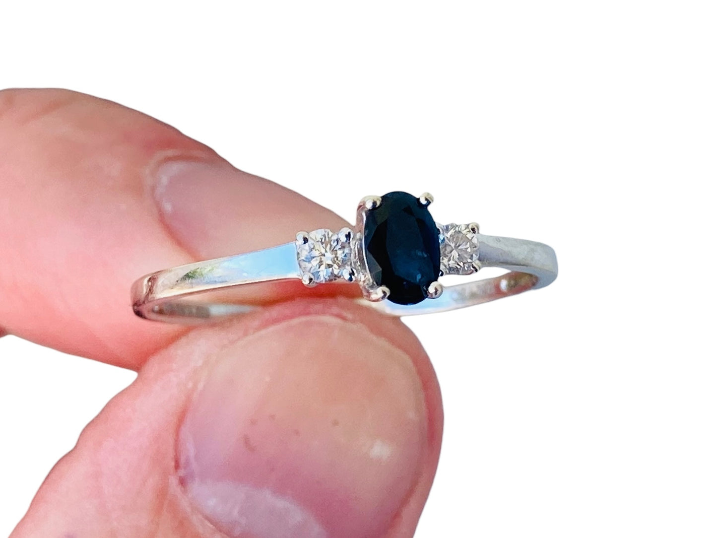 18ct Gold Sapphire & Diamond Ring