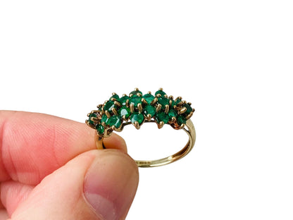 9ct Gold Emerald Ring