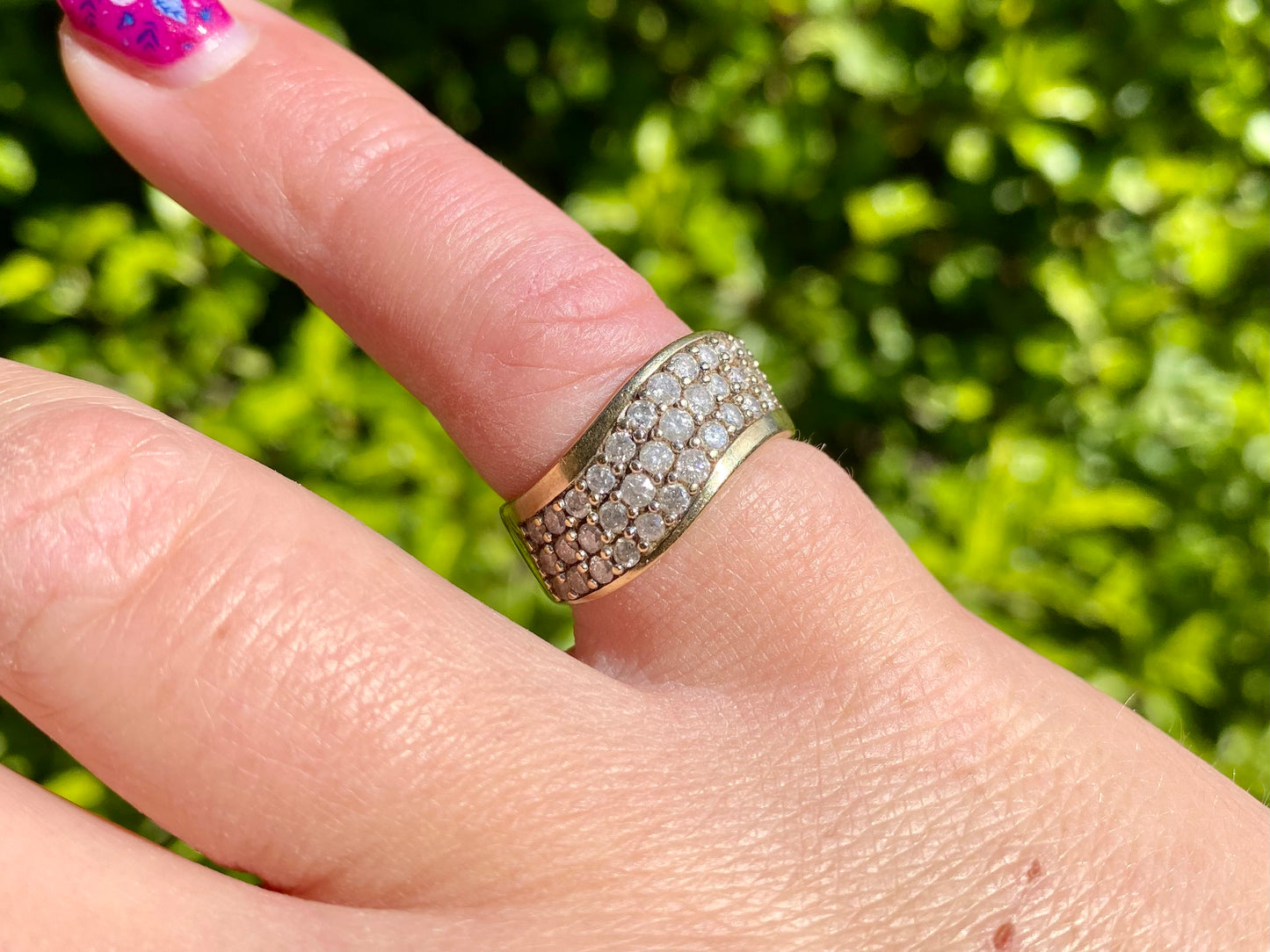 9ct Gold Diamond Ring
