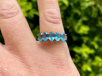 9ct Gold Topaz Ring