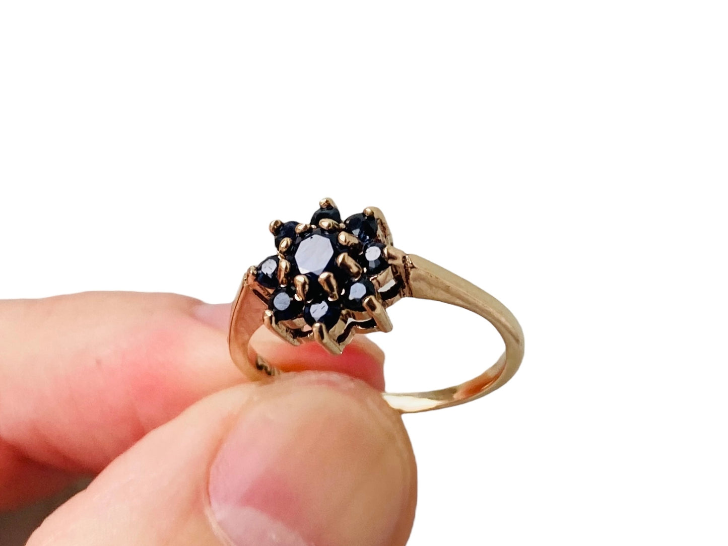 Vintage 9ct Gold Sapphire Ring