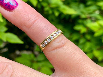 18ct Gold Seven-Stone Diamond Ring