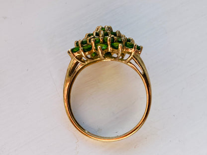 9ct Gold Diopside Ring