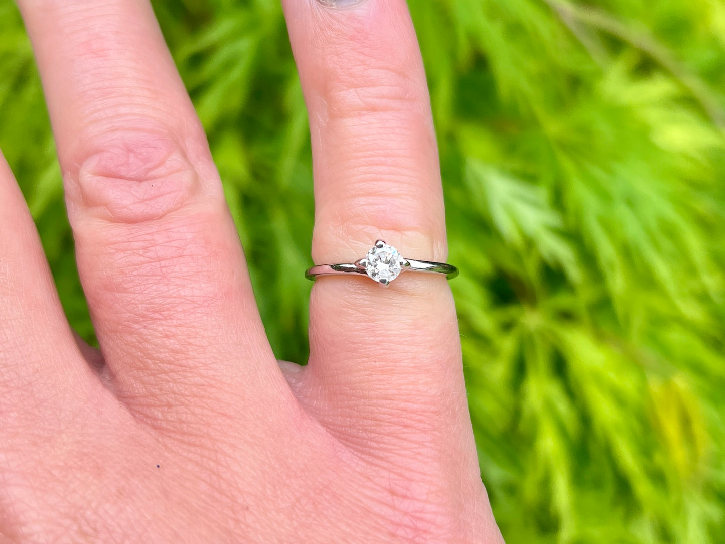 18ct Gold Diamond Solitaire Ring