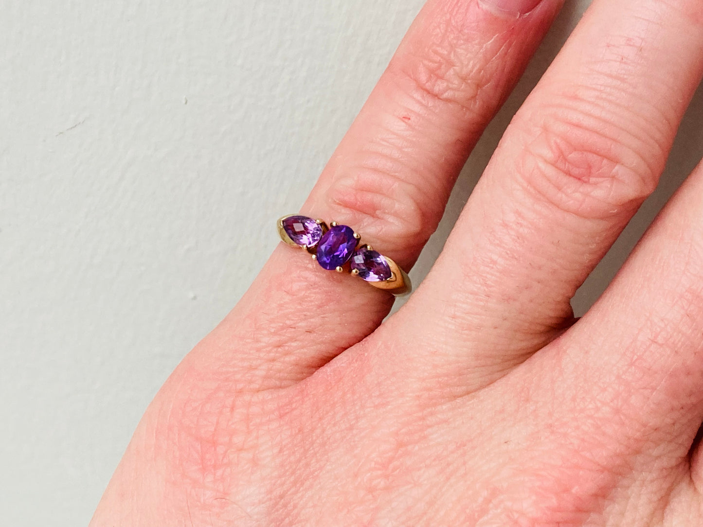 9ct Gold Amethyst Ring