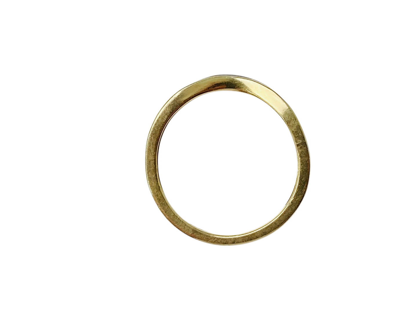 18ct Gold Diamond Wishbone/Chevron Ring