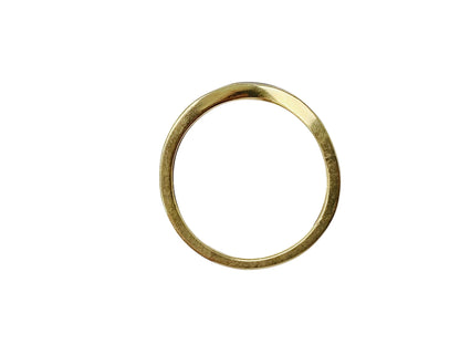 18ct Gold Diamond Wishbone/Chevron Ring
