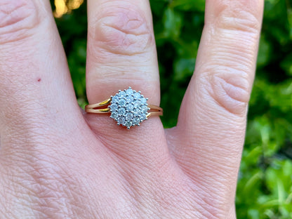 9ct Gold Diamond Ring