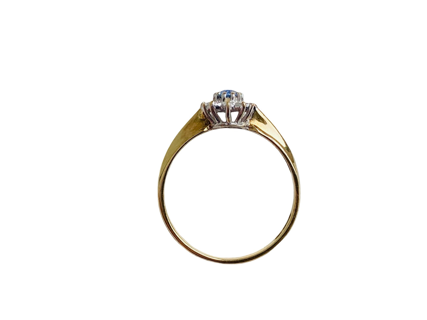 9ct Gold Sapphire & Diamond Ring