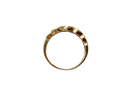 9ct Gold Sapphire & Diamond Ring