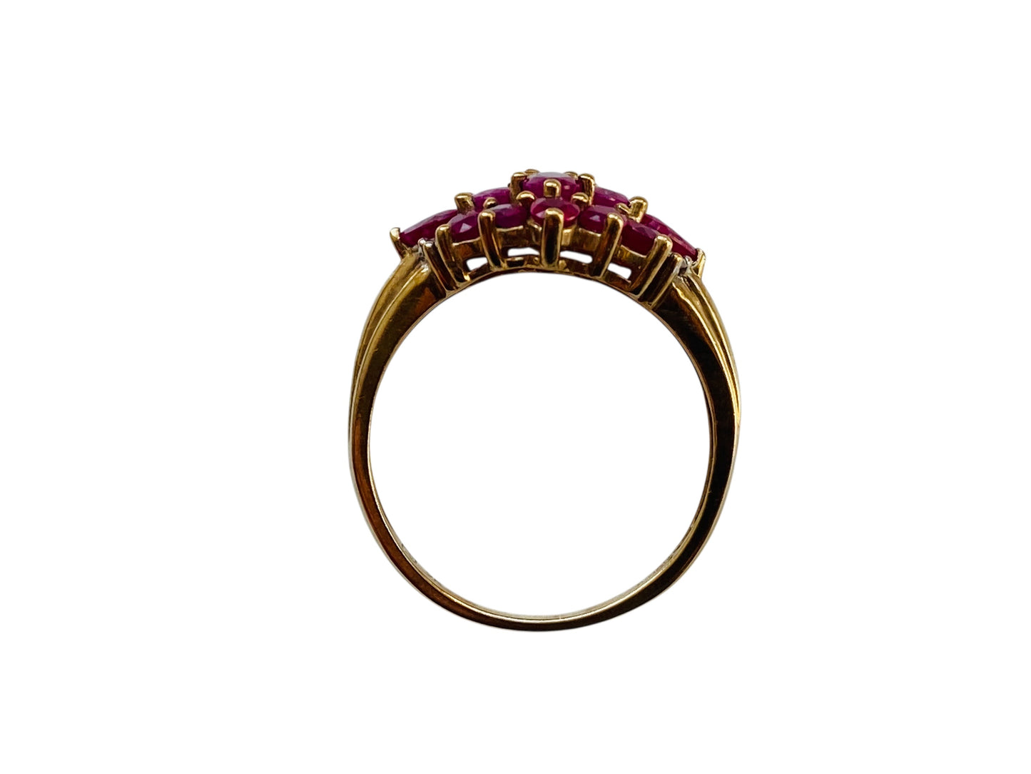 9ct Gold Ruby & Diamond Ring