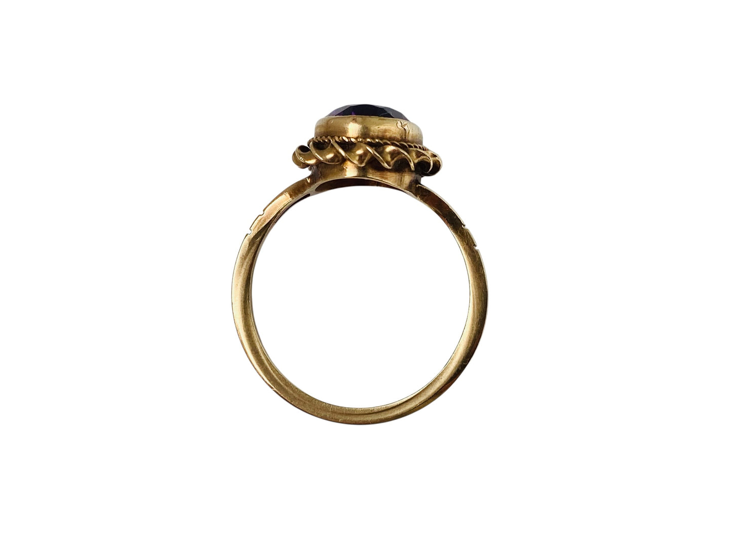 Vintage 9ct Gold Amethyst Ring