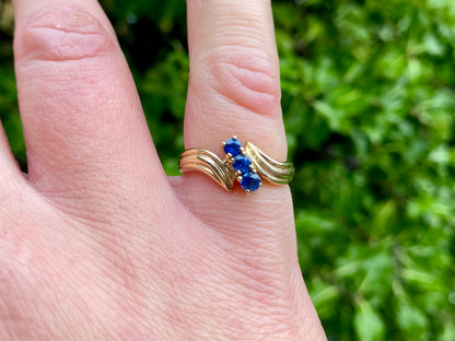9ct Gold Sapphire Ring