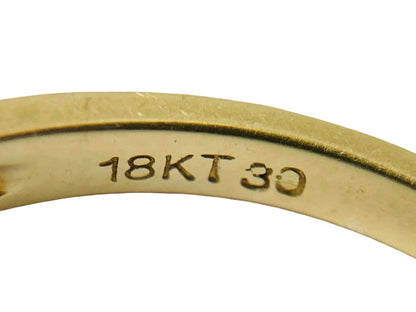 18ct Gold Nine-Stone 0.30ct Diamond Ring