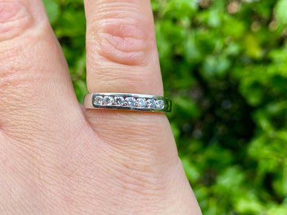 18ct Gold Seven-Stone Diamond Ring