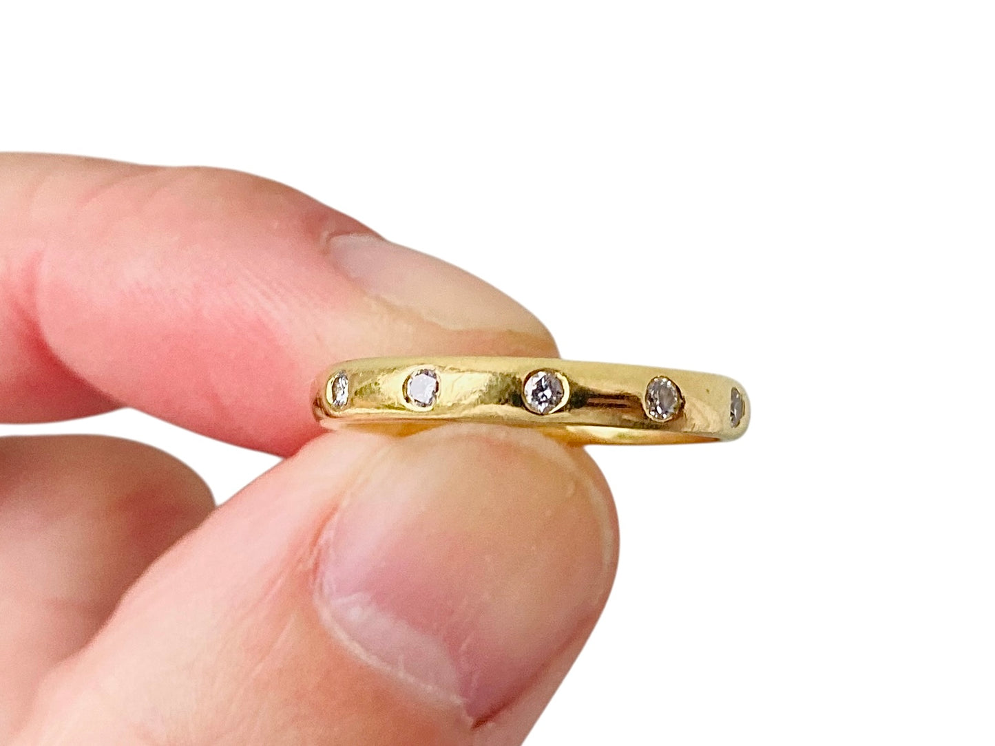 18ct Gold Five-Stone Diamond Band Ring