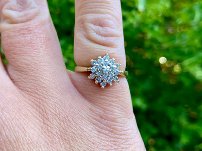 9ct Gold Diamond Ring